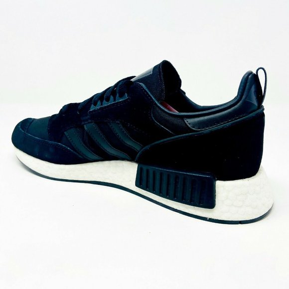 Adidas Originals Boston Super X R1 Boost Black White Mens Running Shoes EE3654 - Picture 3 of 5